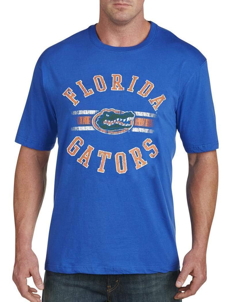 collegiate大码男t恤纯棉圆领短袖字母宽松休闲g3541 florida 2xl